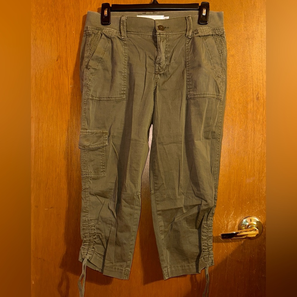 Sonoma Capri pants, green, size 6